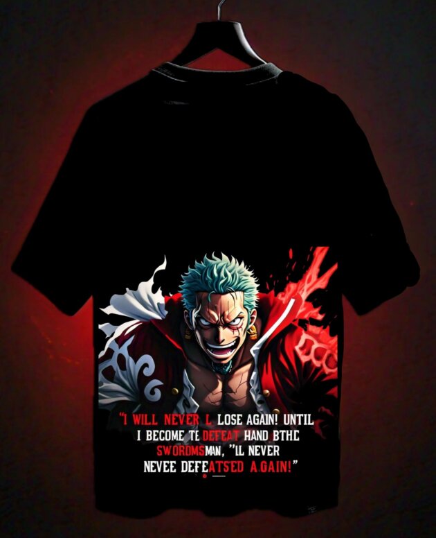 G-mahazon, anime, anime tees, one piece, movie, roronoa zoro, swordman, best thsirt under 1000, best anime tshirt under 1000, best anime tshirt under 500, best tshirt near me, best trendy tshirt, trendey oversized tshirt, tees, best oversized tshirt, best oversized tees under 1000. tshirt under 800. most popular tshirt. black T-shirt, clothig, value for money, eaay return, love, home, dailyuse tees