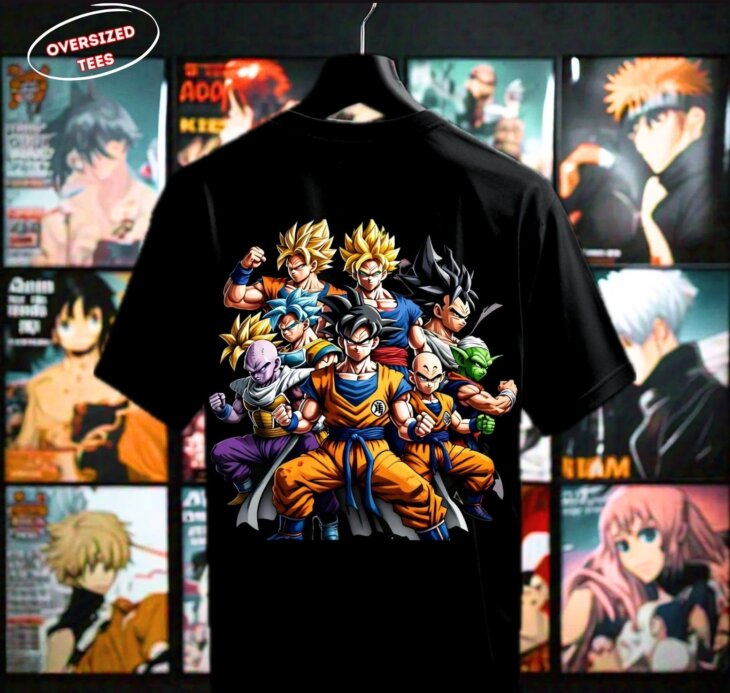 G-mahazon, anime, anime tees, tshirt, oversized tshirt, gym fit, gym tshirt, black, black tshirt, branded tshirt