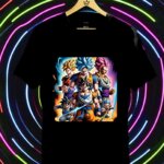 g-mahazon, anime, anime tshirt, black, regularfit tshirt, goku, goku tshirt.