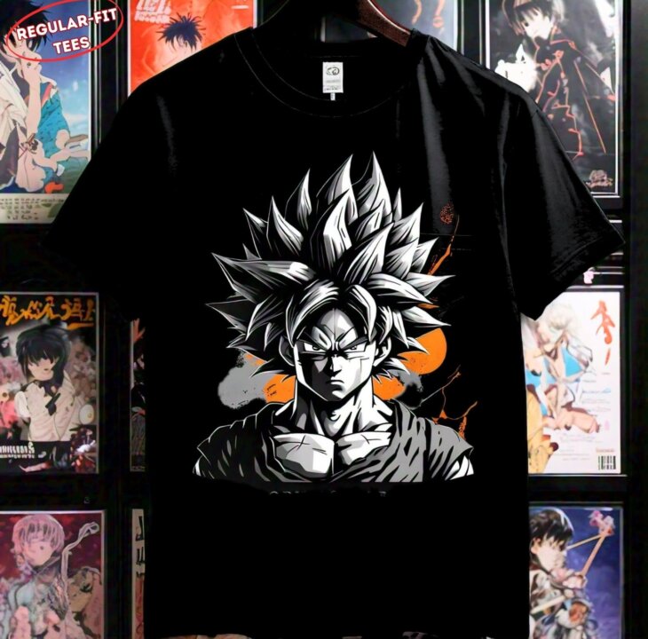 G-mahazon, anime, anime tshirt, black, black tshirt, goku, goku hero, tshirt under 799.