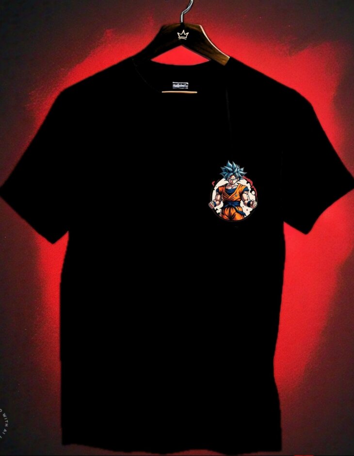 g-mahazon, anime, anime tshirt, black, black tshirt, tees, tshirt under 600. anime desidn, dragon bollz, goku, goku design, limited edition