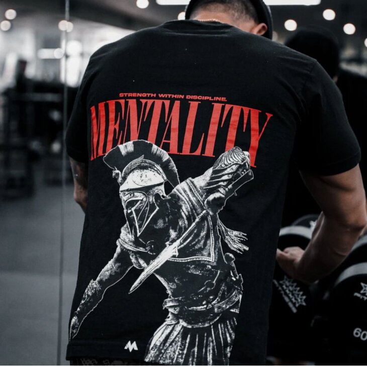 G-mahazon, Mentality t-shirt, Mentality oversized t-shirt, gym beast, gym t-shirt, oversized t-shirt for men