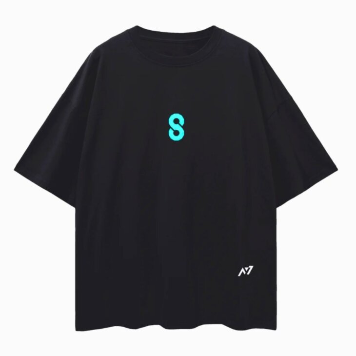 G-mahazon high quality t-shirt Oversized black t-shirt